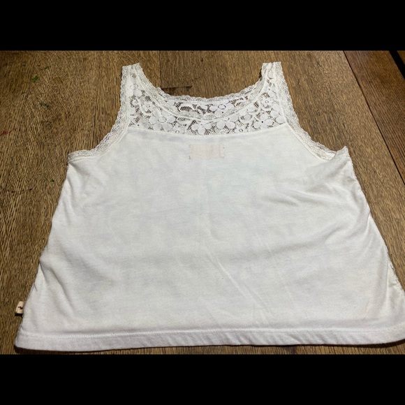 Hollister White lace crop top small - Picture 5 of 6